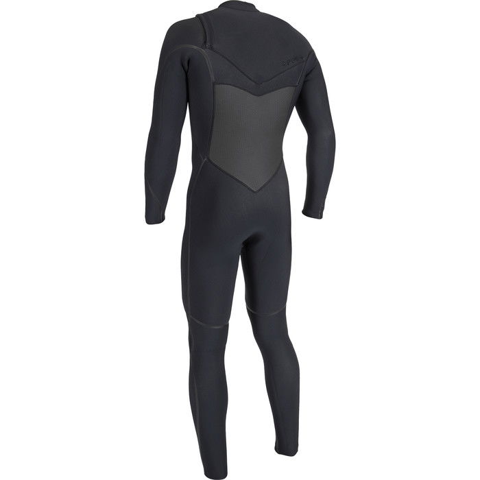 2024 O'Neill Mens Psycho Tech 4/3mm Chest Zip Wetsuit 5505 - Black